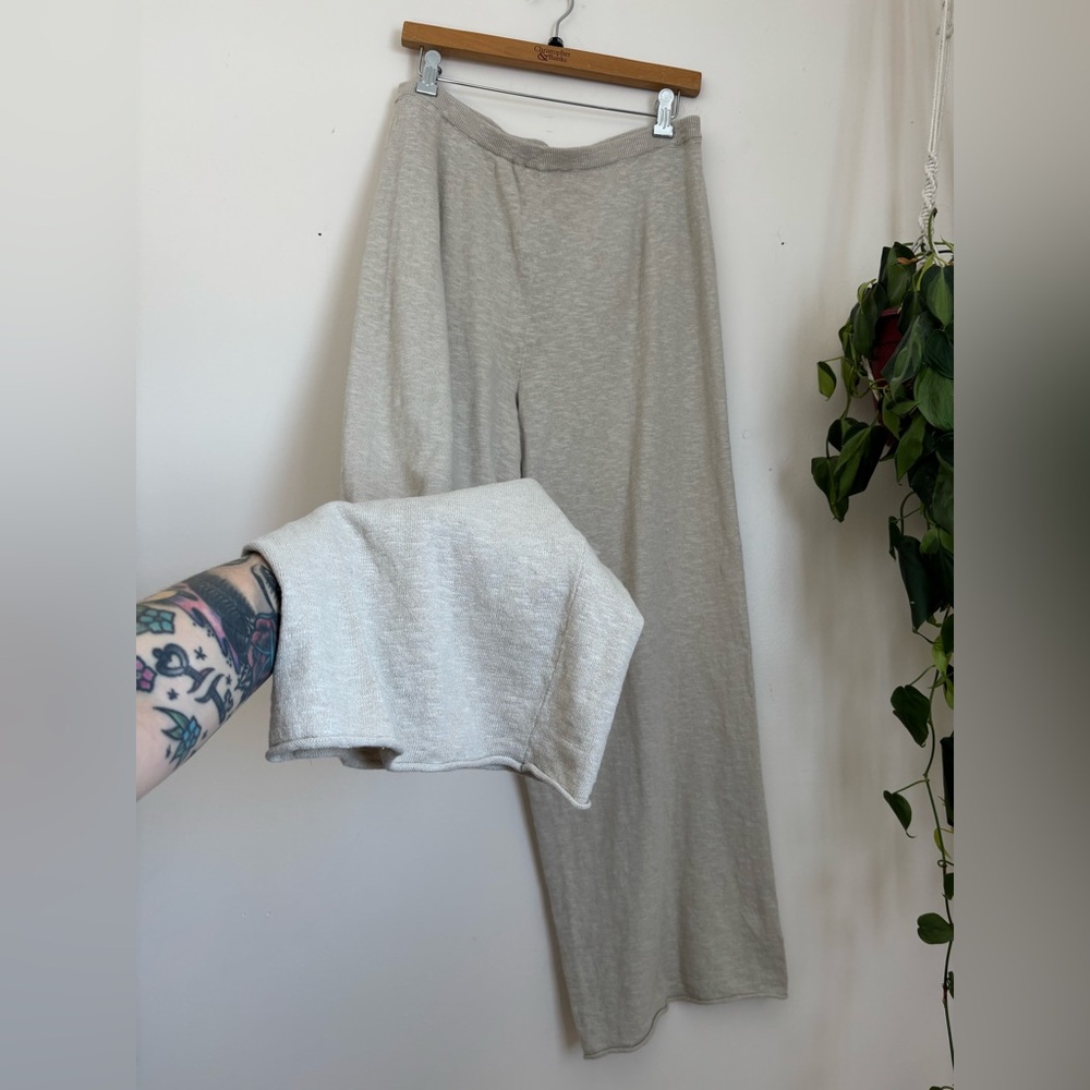 Free People Free Est Demi Cotton-Linen Pants - Picture 3 of 8